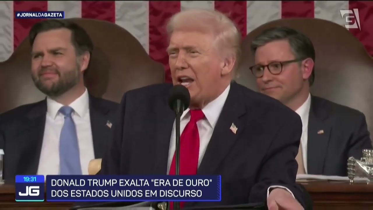 Donald Trump exalta ‘era de ouro’ dos Estados Unidos em discurso