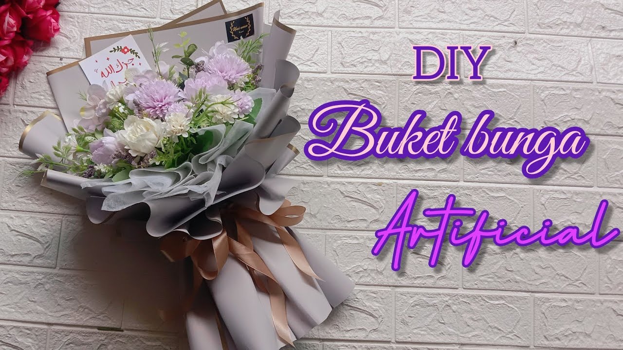 DIY buket bunga artificial
