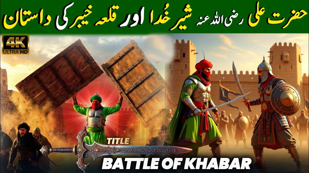 حضرت علیؓ اور مرحب کا تاریخی مقابلہ | خیبر کا دروازہ کیسے اکھڑا؟ | Battle of Khaybar 