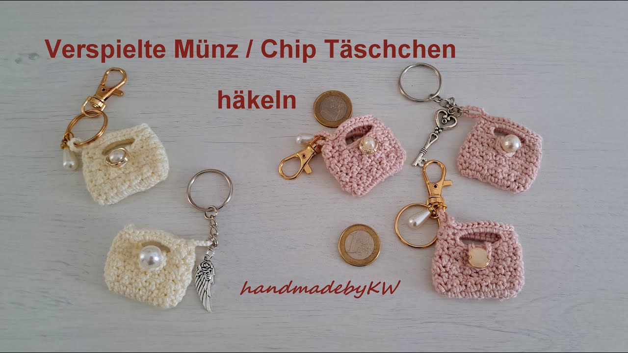Verspielte Münz/ Chip Täschchen häkeln