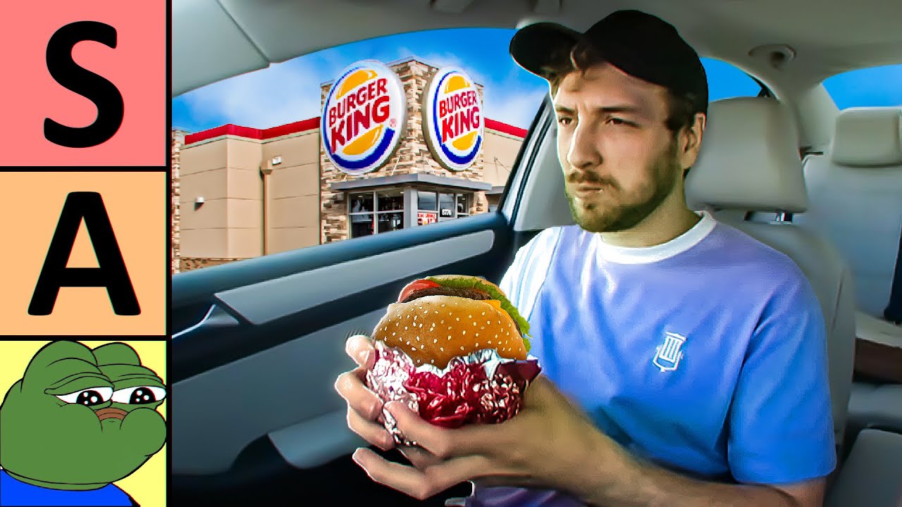 I Forced a British Man to Try Every Fast Food Burger