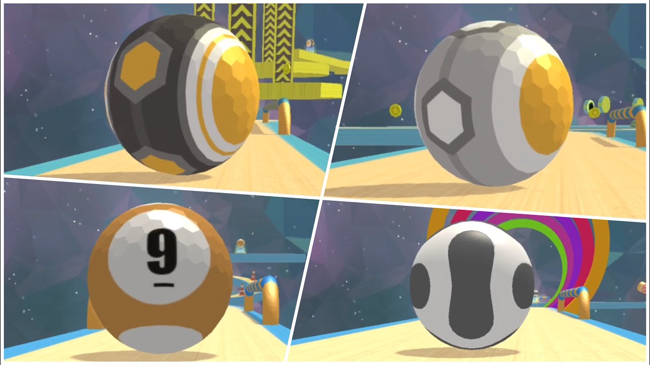 Action balls fabulous gameplay - trying 4 beautiful balls - walkthrough levels 261 to 270