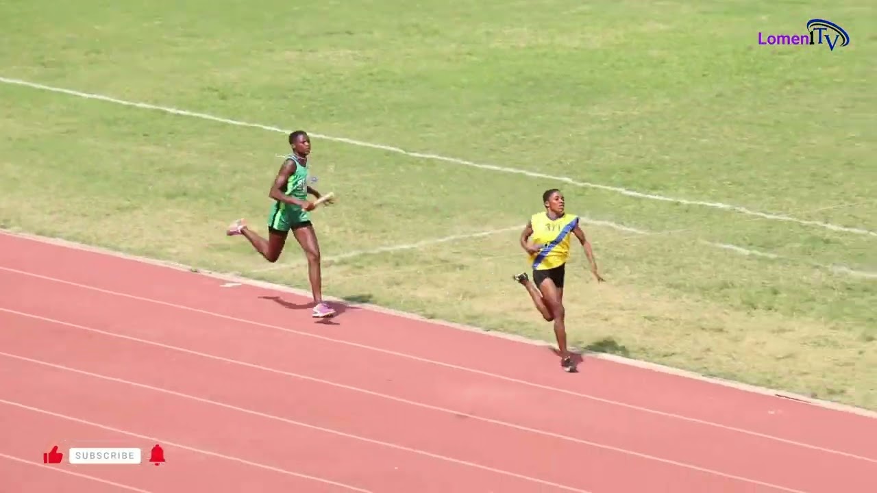 Girls 4x400m final. 3:49.42sec. zone 3. Ashanti region Interco 2026.