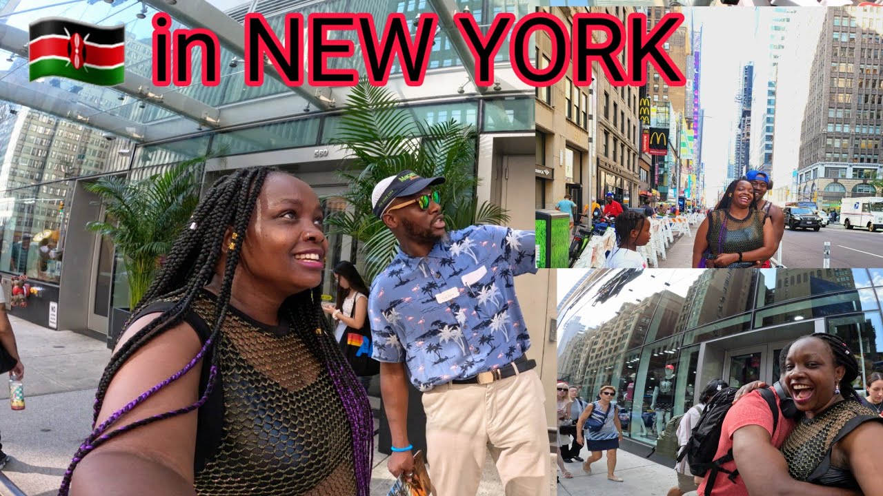WE MET A KENYAN 🇰🇪 WHO WORKS 💪 IN NEW YORK CITY 🇺🇸😲