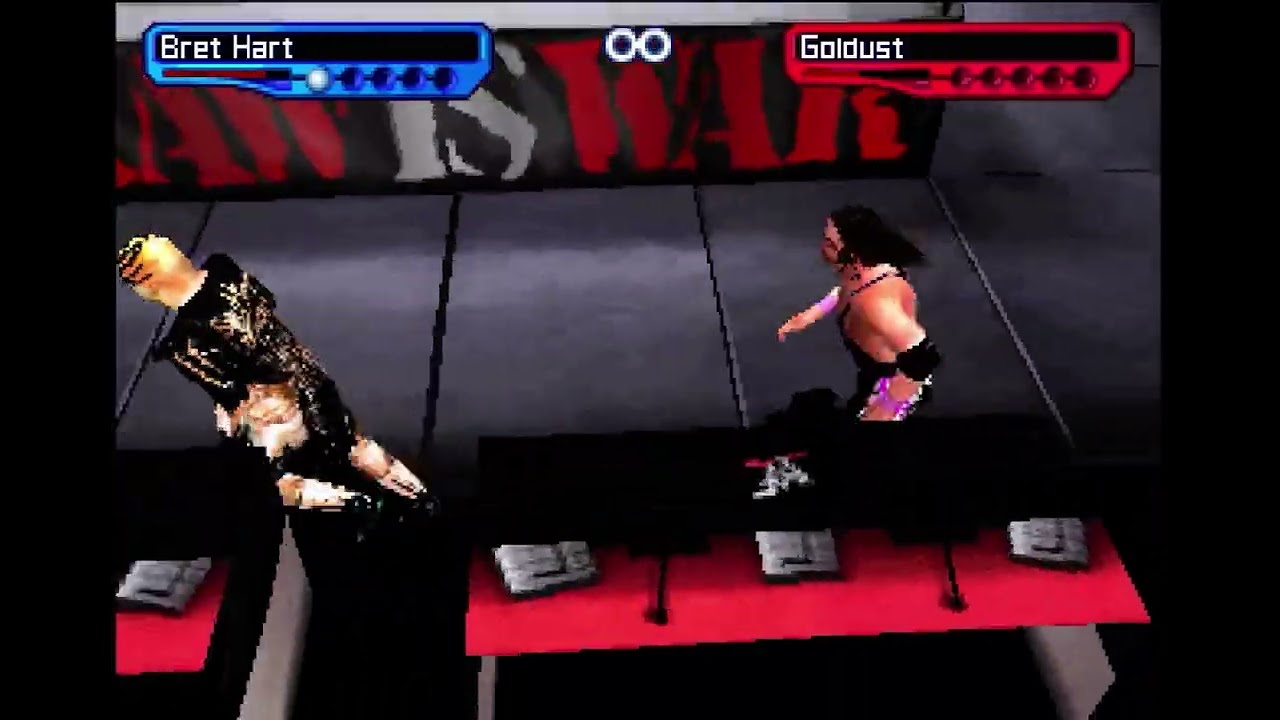 WWF SmackDown 2 Inspired Patch 1.4 Matches - Bret “Hitman” Hart vs. Goldust 