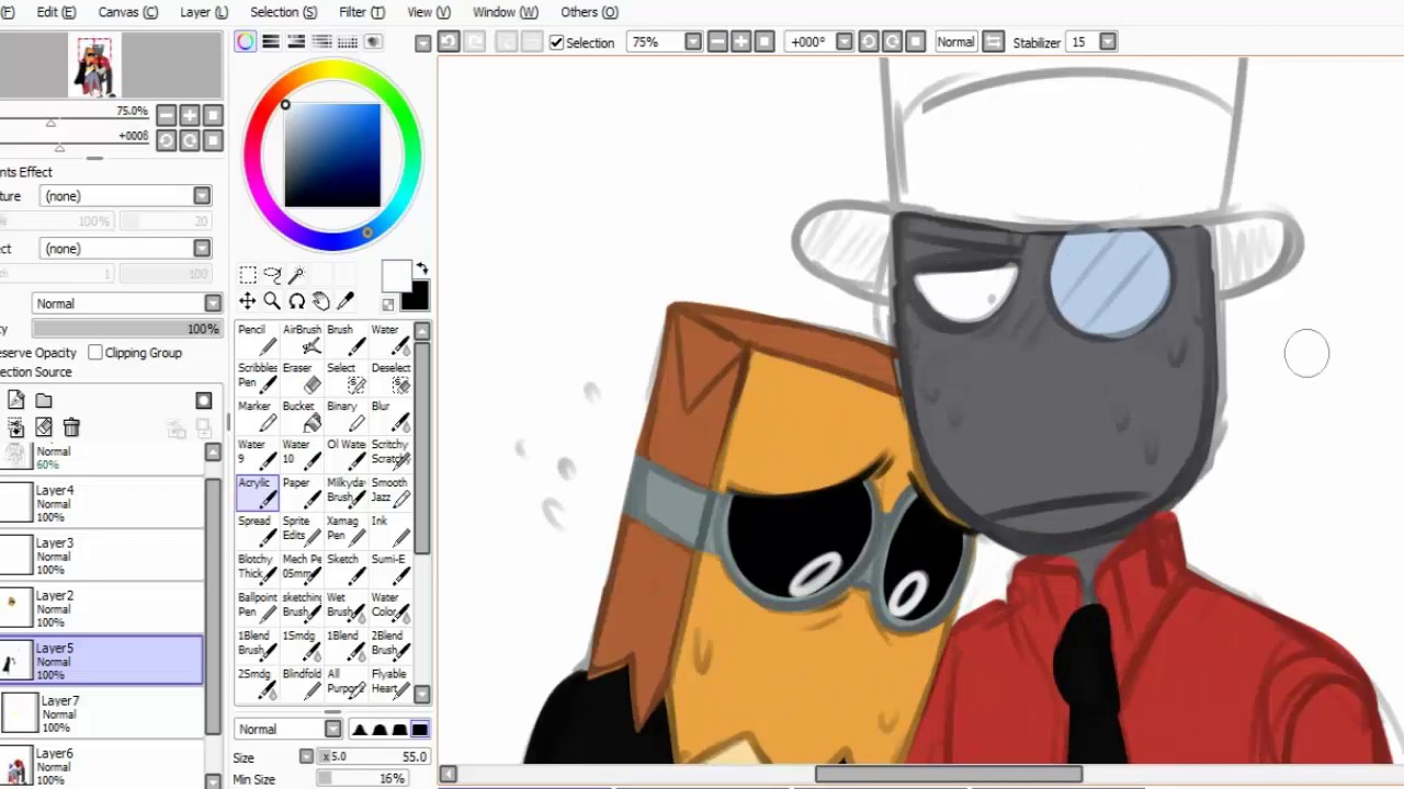 Speedpaint(? #1 [Blacklug (Villainous) ❤]