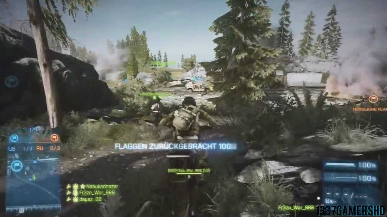 Battlefield 3: End Game - Capture The Flag on Kiasar Railroad [HD]