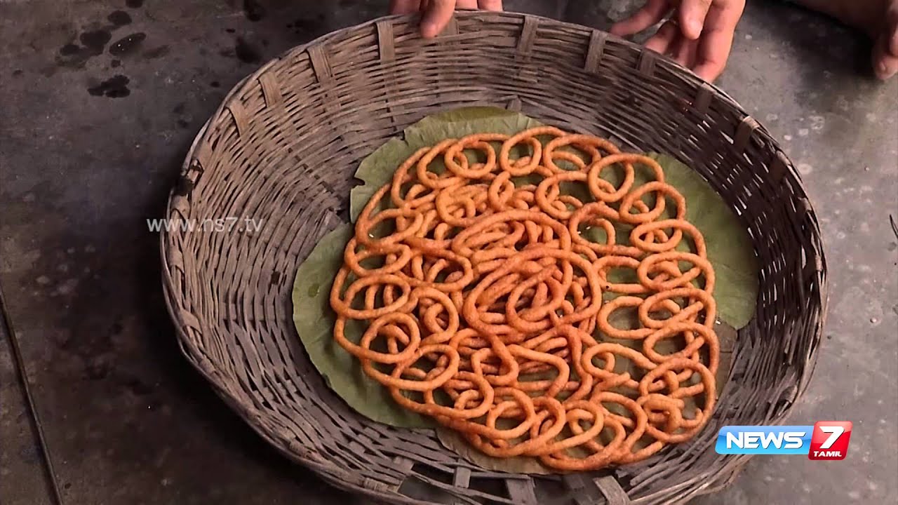 Sutralam Suvaikalam - Thenkuzhal murukku recipe @ Kanchipuram special 2/2 | News7 Tamil