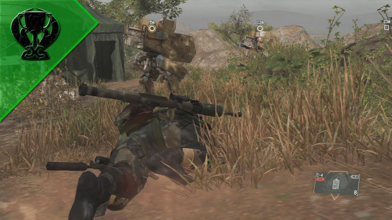 Metal Gear Solid V The Phantom Pain: Missão 36 [Furtividade Total - Pegadas de Fantasmas] - Rank S