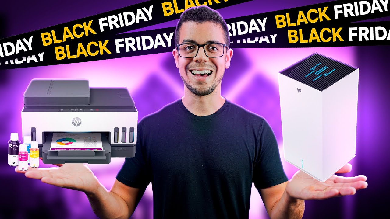 BLACK FRIDAY 2025 AO VIVO: Caçando as Melhores Ofertas de Impressoras, Roteadores e Tech!