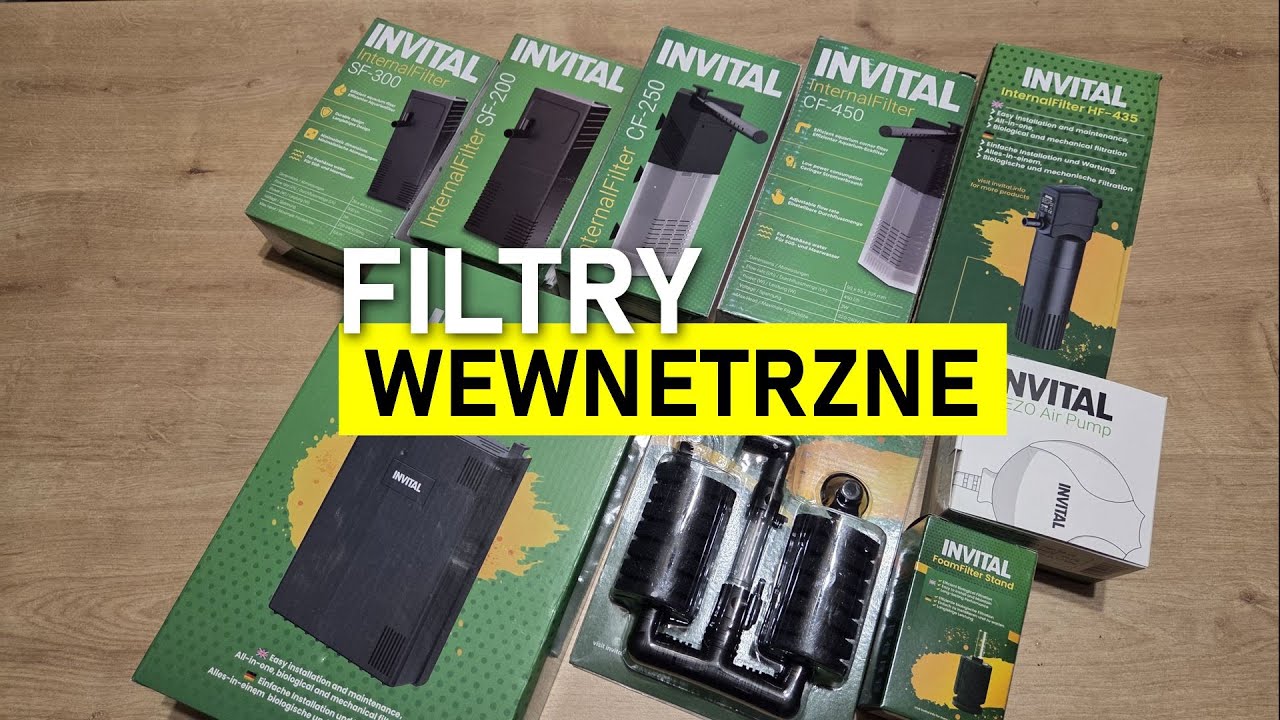 Invital - Filtry Wewnętrzne Mega UNBOXING