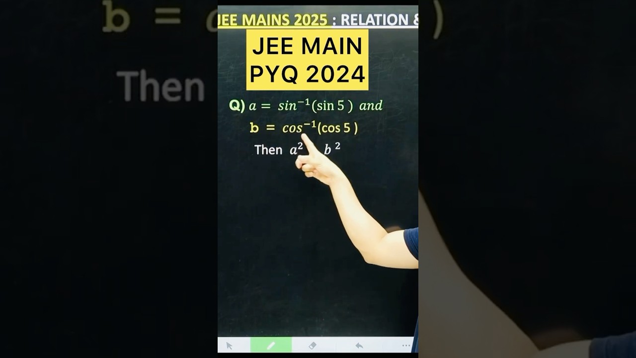 #JEE MAIN PYQ 2024 #jee 2024 #inversetrigonometricfunctionsclass12 #jee 2025