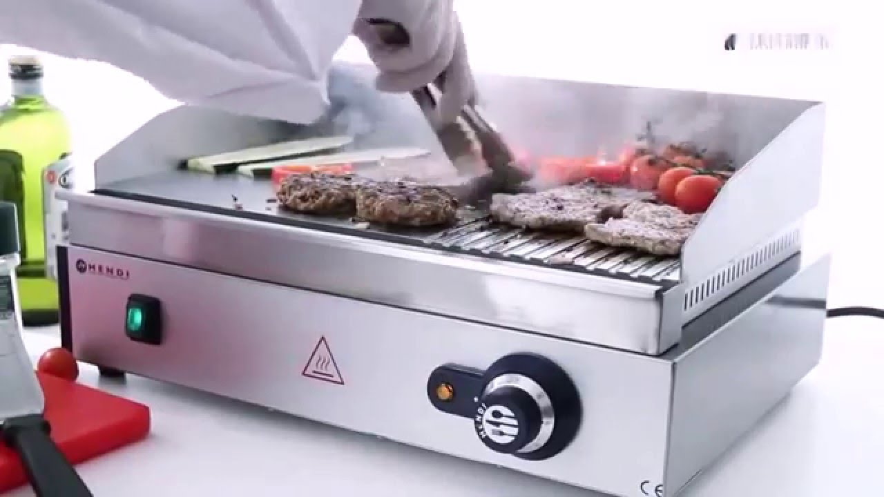 Gratar Electric Profesional - Model Neted si Striat