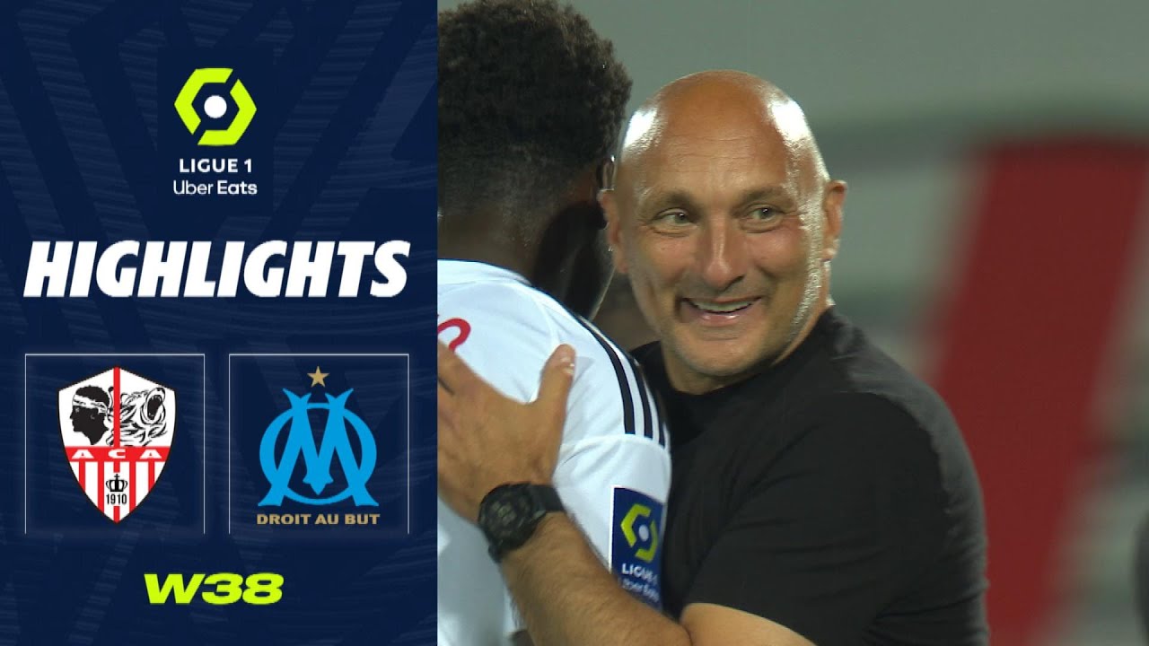 AC AJACCIO - OLYMPIQUE DE MARSEILLE (1 - 0) - Highlights - (ACA - OM) / 2022-2023