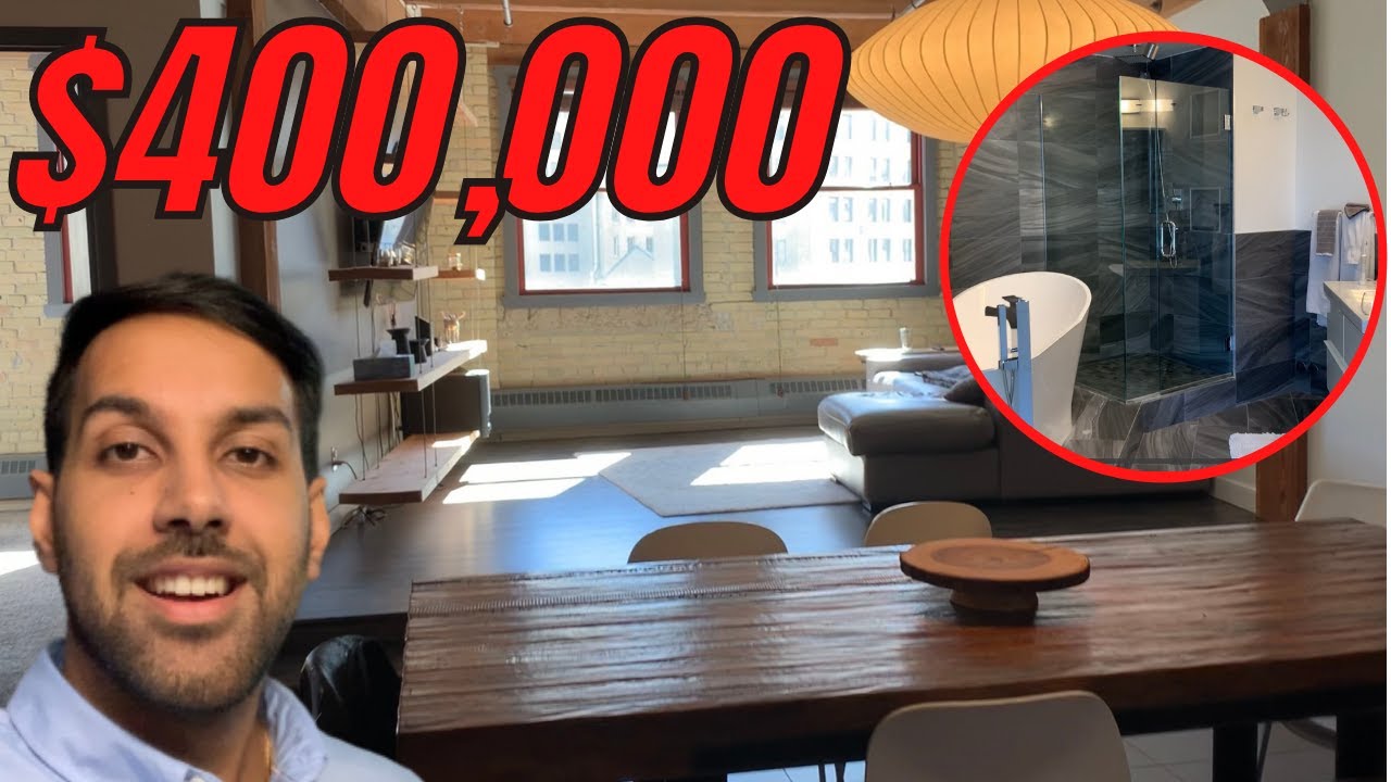 $400k WINNIPEG CONDO: DOWNTOWN WINNIPEG (HOUSE TOUR & DETAILS)