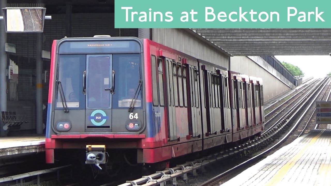 DLR Trains at Beckton Park