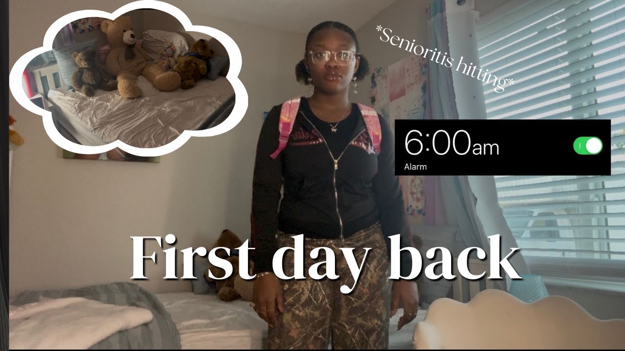 GRWM FOR SCHOOL *after winter break* |chitchat, ootd, morning routine|