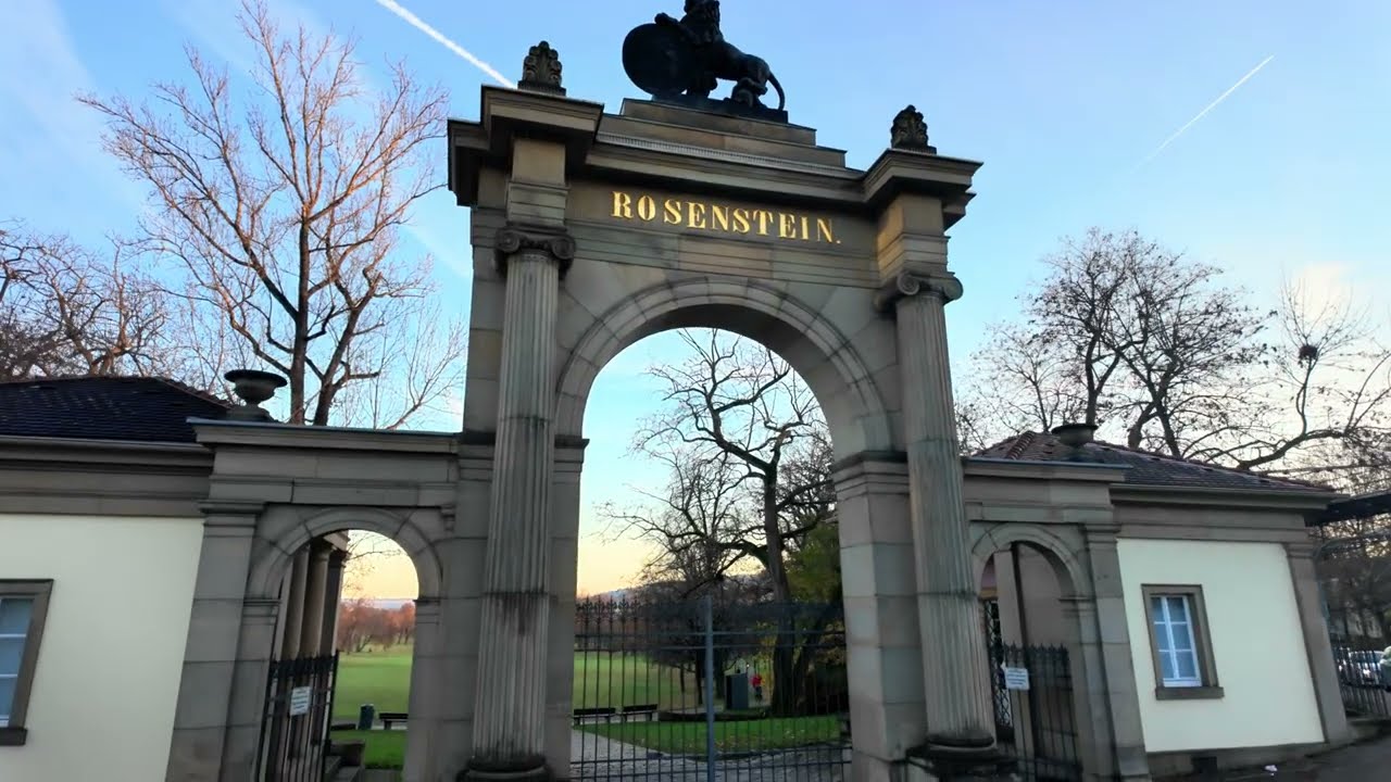 Rosensteinpark Walking Tour 4K #europe #nature #travel #tour #walking #city #cinematic #4k
