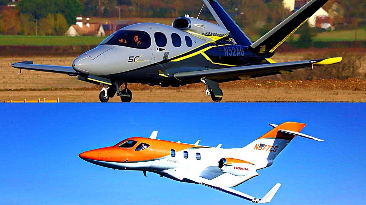 Cirrus Vision SF50 vs HondaJet HA-420 Private Jets