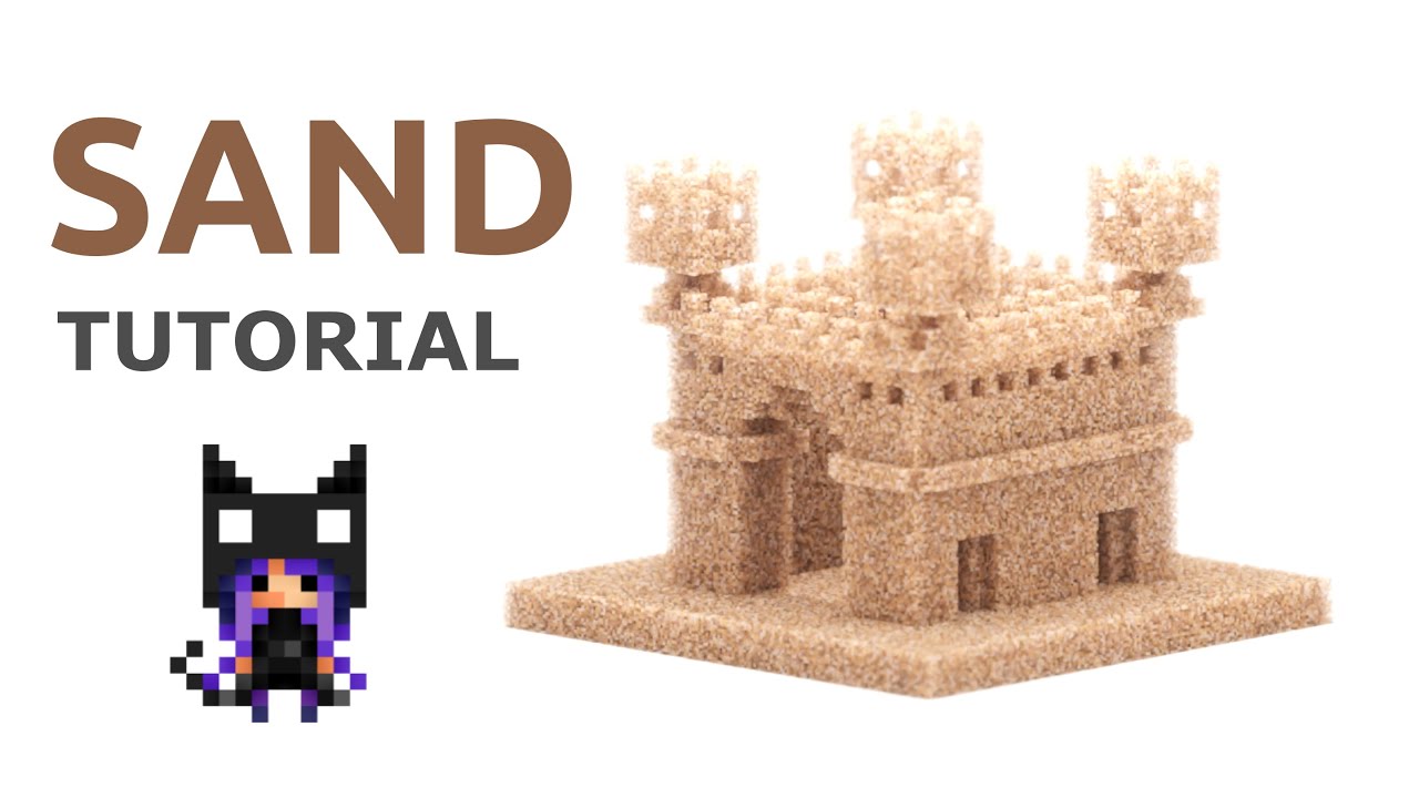 Sand Material - MagicaVoxel Tutorial