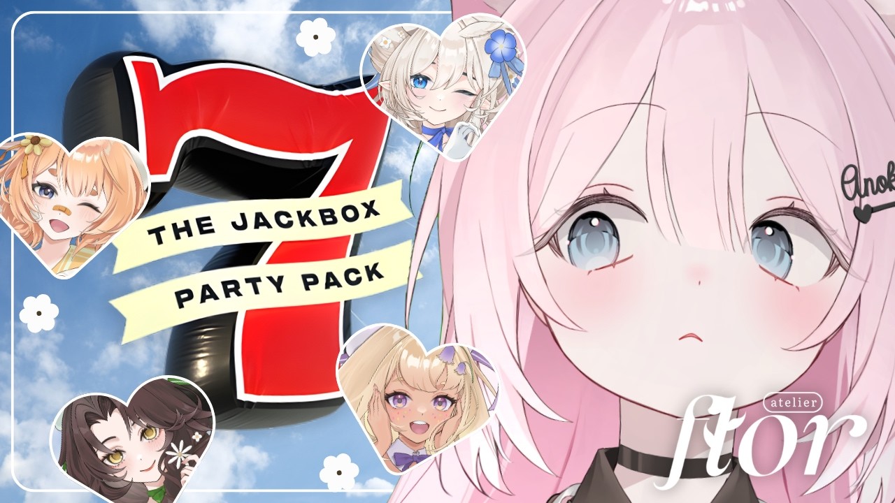 FIRST EVER GAME COLLAB AS  @florAtelier IDOLS !!! JACKBOX GAMES ♡ .ᐟ ₊˚