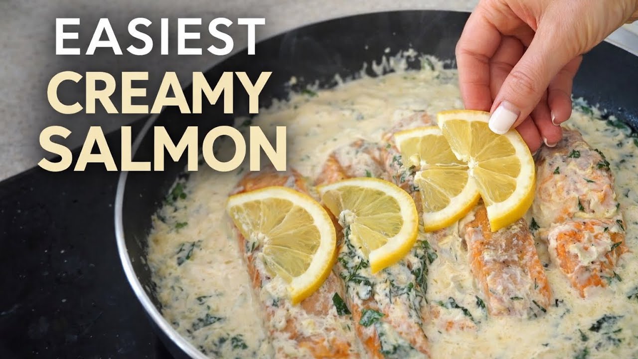 Easiest Creamy Salmon Pasta | So Simple & Delicious👌