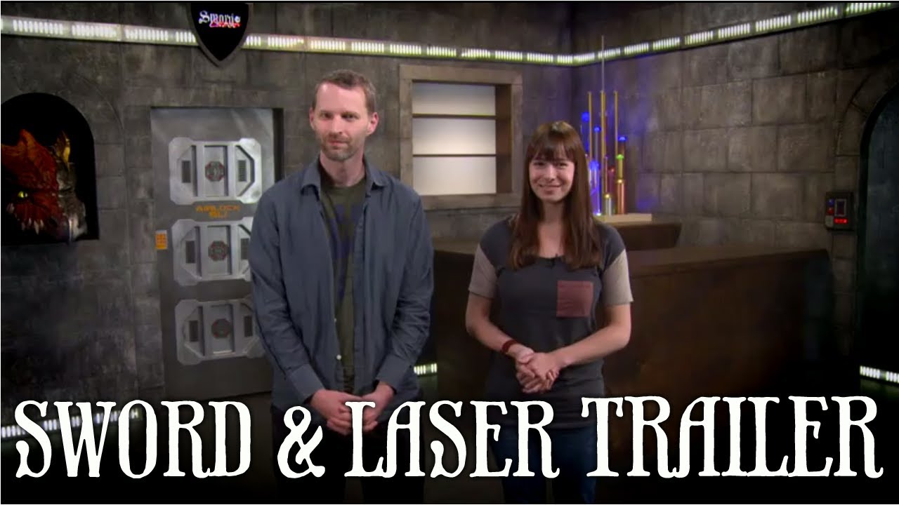 Veronica Belmont & Tom Merritt's Sword and Laser Trailer (Sci-fi/Fantasy Book Club & More)!