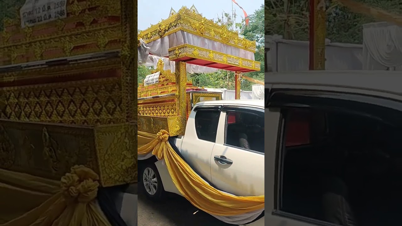 มาร่วมงานศพสองพี่น้องเกิดอุบัติเหตุรถชนตาย ที่บ้านยางงาม ต.ทุ่งวัง อ.สตึก