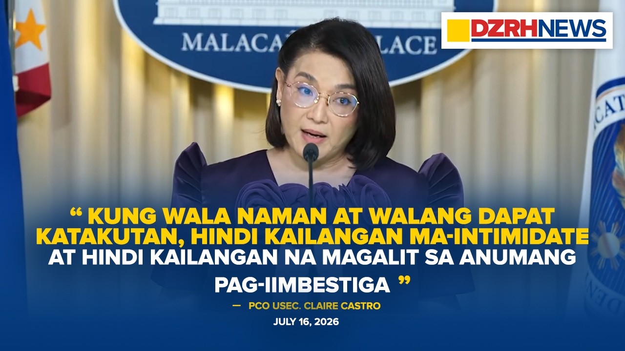 Imbestigasyon ng NBI sa SEA Games 2019, hindi dapat ika-intimidate kung walang ginawang mali&mdash;Palasyo