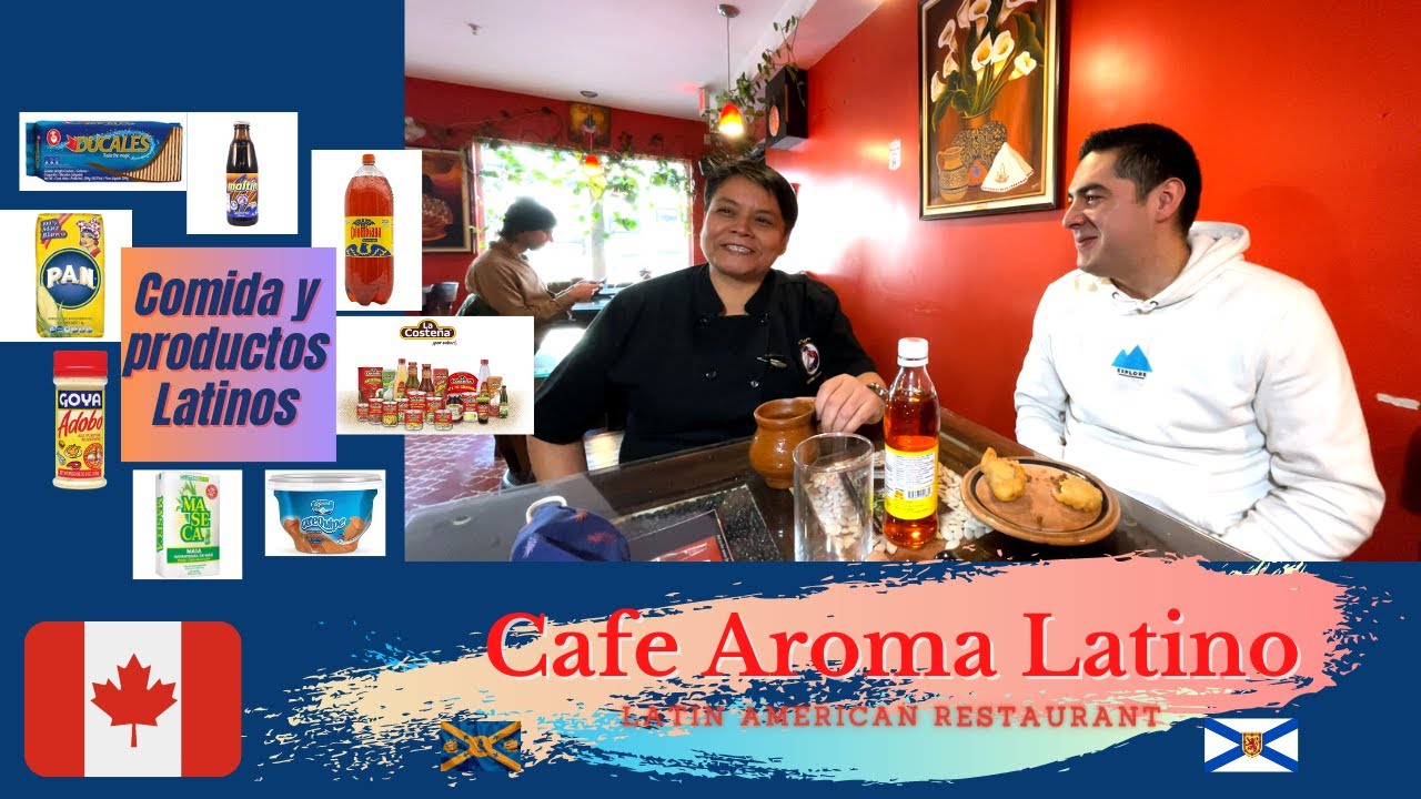 Comida LATINA en Halifax🌮, Nova Scotia, CANADA, Restaurante CAFE AROMA LATINO, Gabo Travel