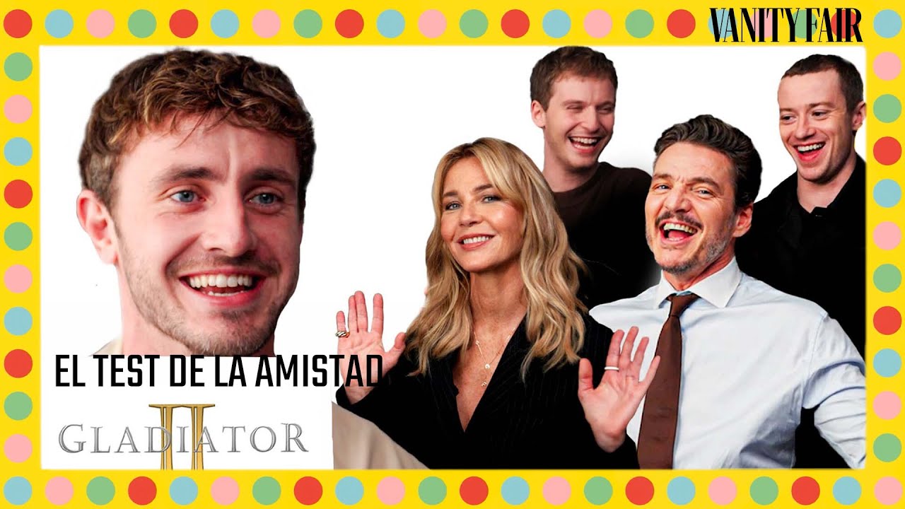 El reparto de 'Gladiator II' se enfrenta al test de la amistad | Vanity Fair España