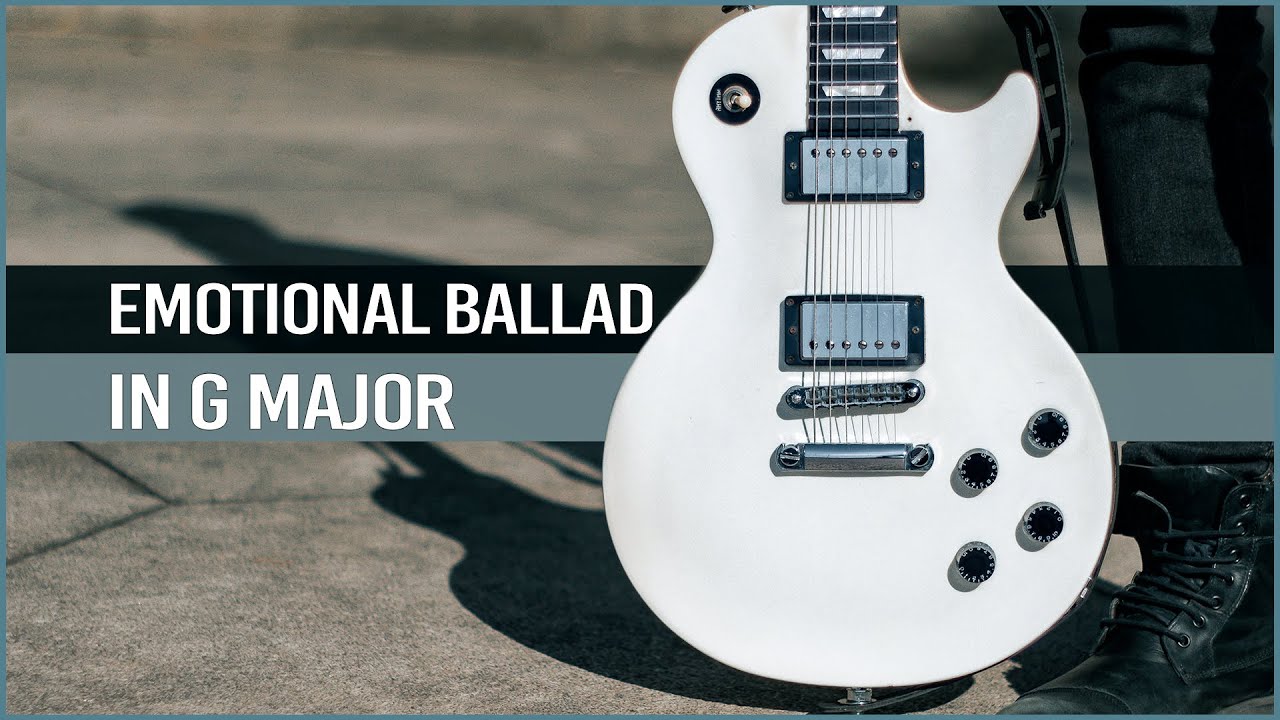 Emotional Ballad in G - Guitar Backing Track| Alpha Jam Tracks