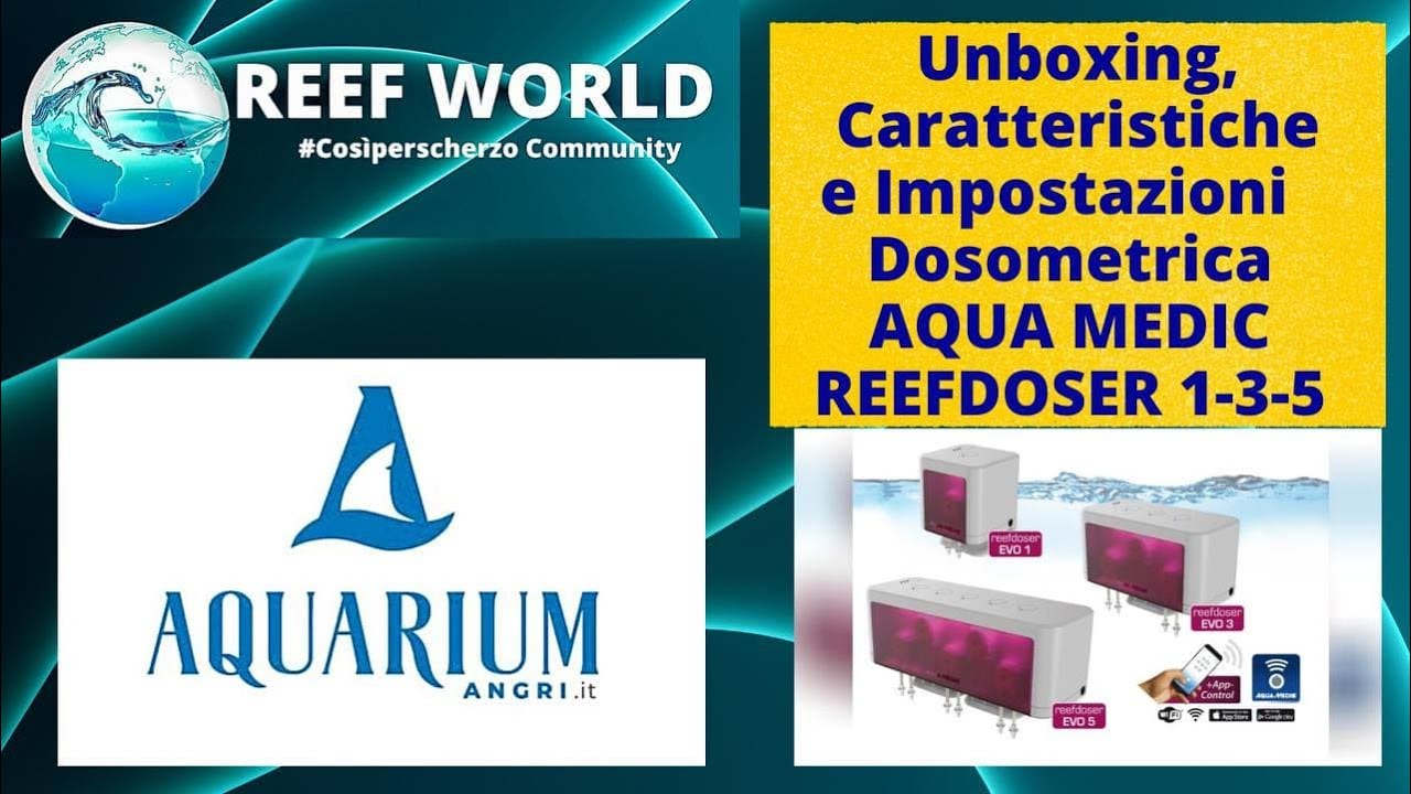 Unboxing completo della Dosometrica Aqua Medic Reefdores - Reef-World