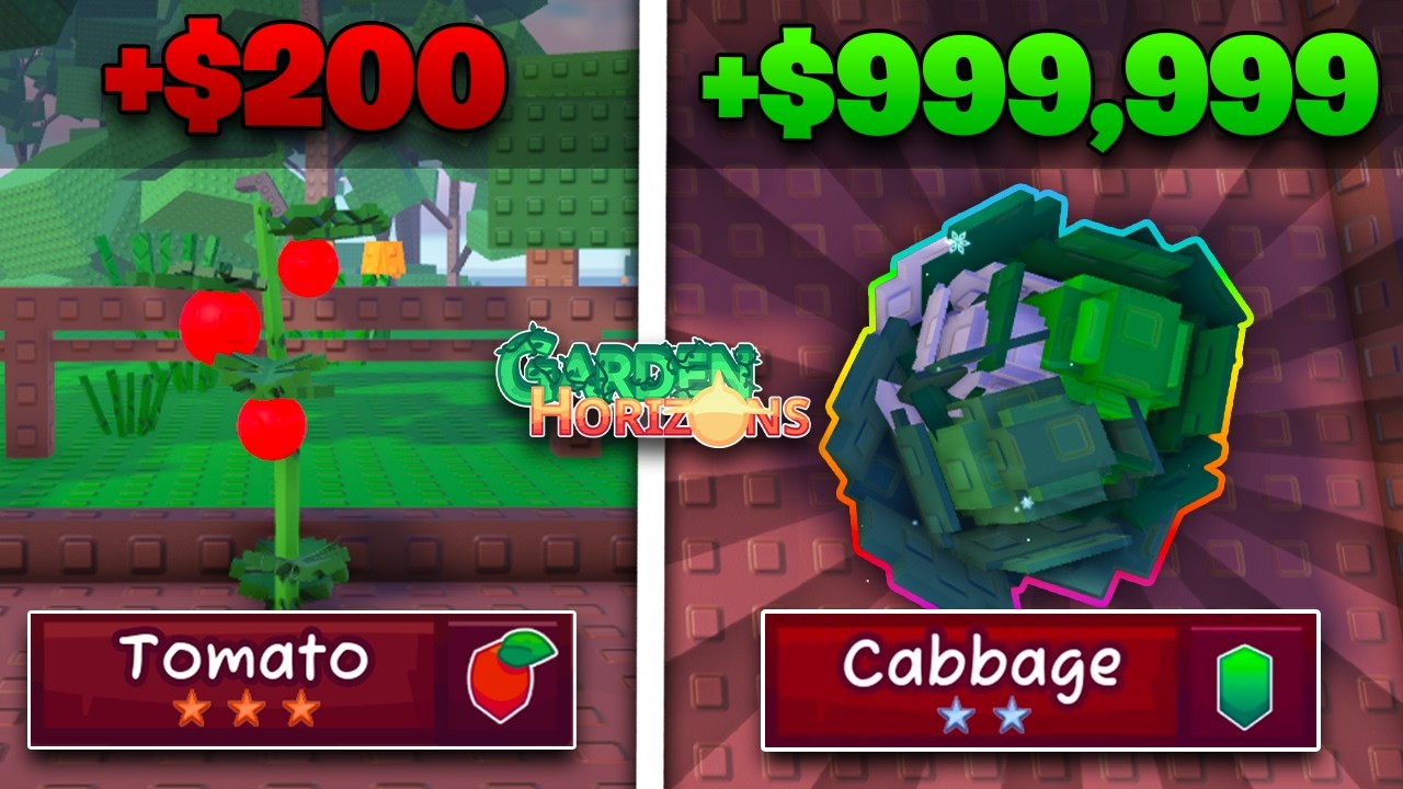 TOP 10 DES MEILLEURES PLANTES DE GARDEN HORIZONS ROBLOX !