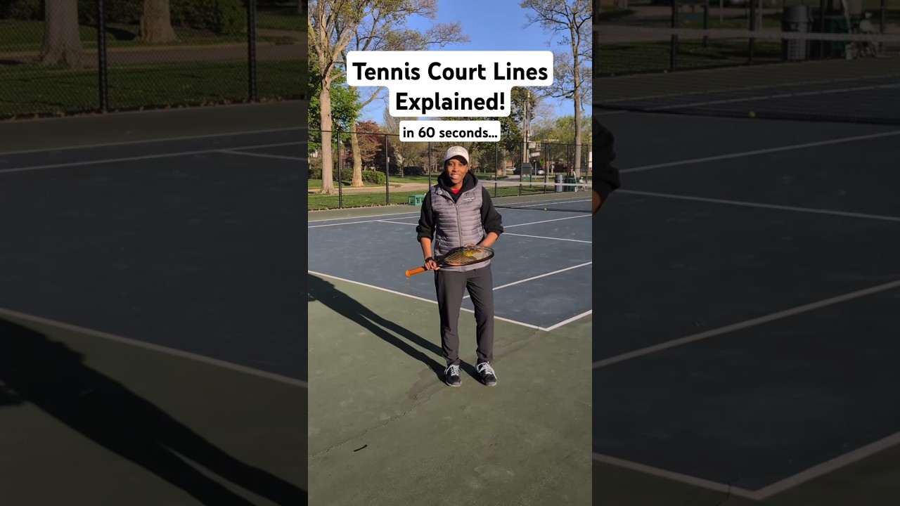 Tennis Court Lines Explained: Names & What They&rsquo;re For | Beginner Tennis | Tennis Rules Explained