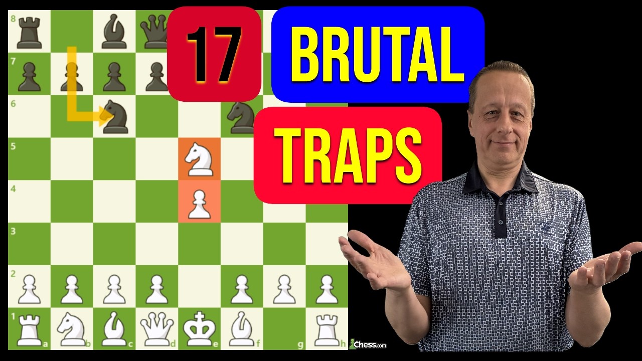 17 DEADLY Chess Opening TRAPS in the Stafford Gambit