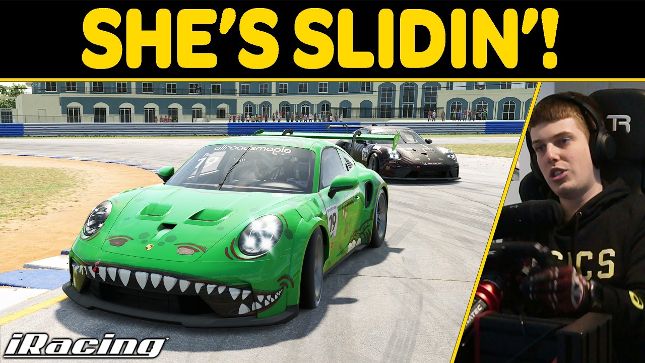 We're just happy TO SURVIVE! iRacing Porsche Cup at Sebring