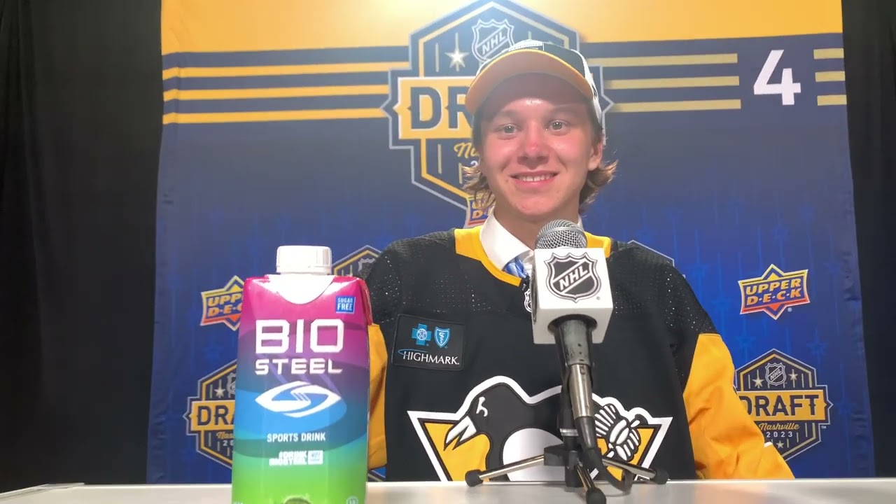 Penguins third-round pick Emil Pieniniemi talks about being drafted by Penguins
