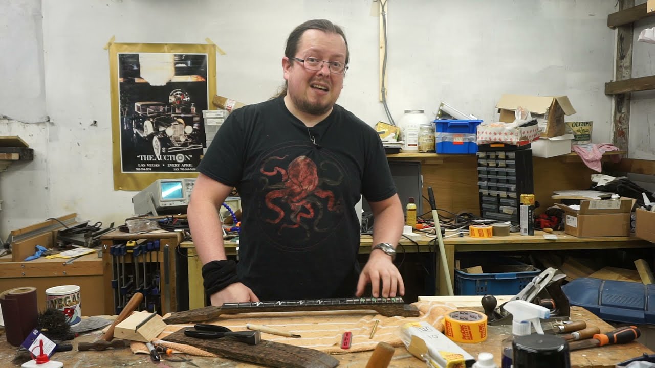 fretting a guitar for the first time