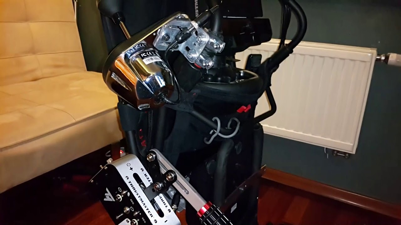 THRUSTMASTER T GT + TH8A + SPARCO HANDBRAKE MOD + + SIM HUB FIXED TO PLAYSEAT CHALLENGE