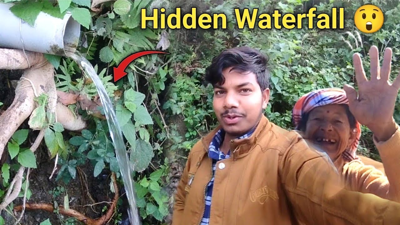 hidden waterfall in the jungle 😍 #waterfall