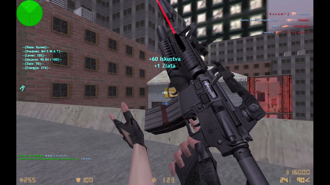 M4 S.W.A.T Domination On Assassin'S [COD:MW4] Server | Counter Strike 1.6