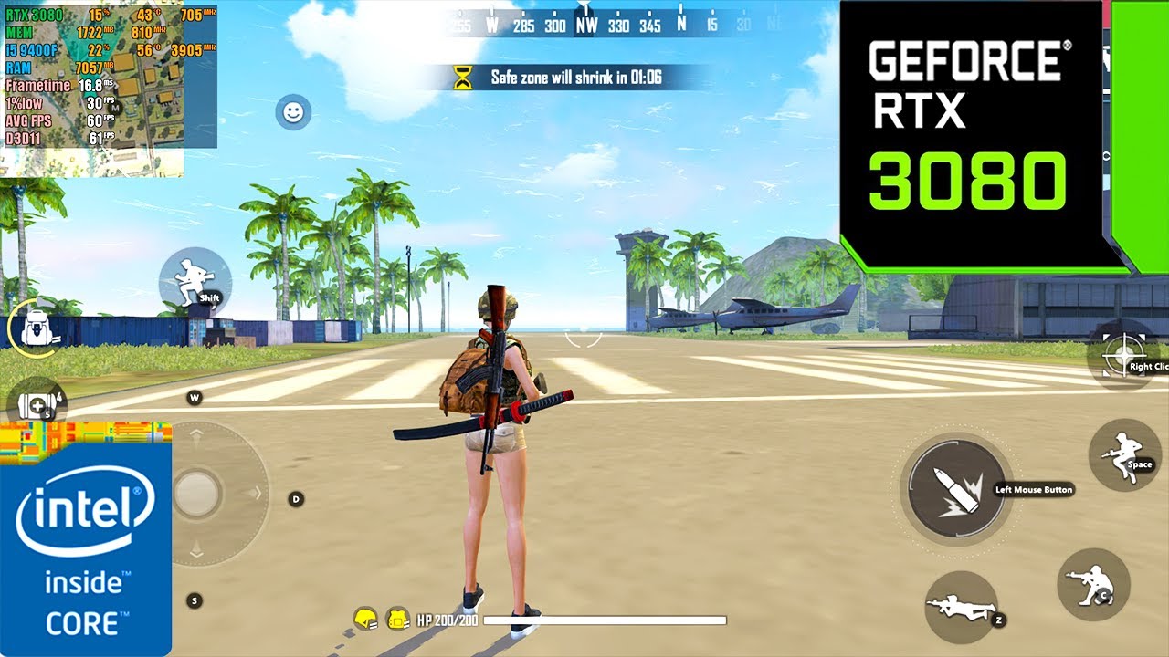 Free Fire : RTX 3080 10GB | Maximum Settings