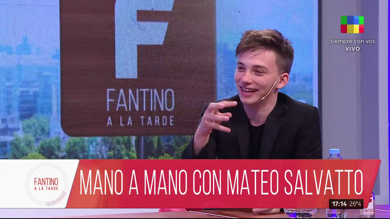 Mateo Salvatto: "Me crié en un entorno de discapacidad"