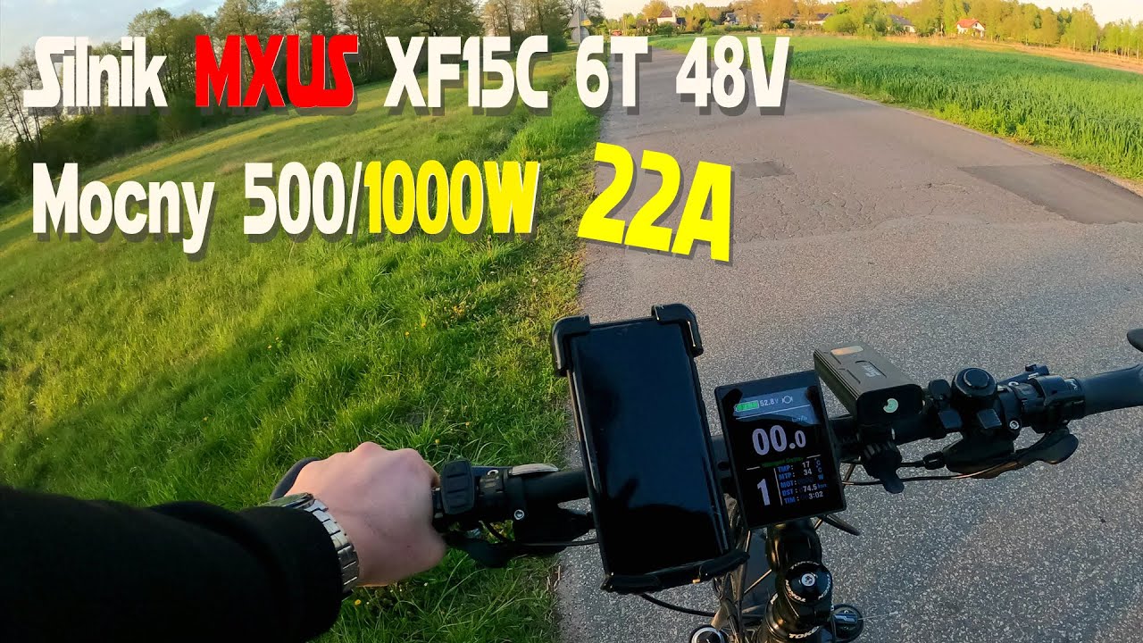 E-Bike 1000W MXUS XF15c Walk 6T 48V 22a Rower elektryczny – konwersja. Test/opinia. Część 1z2
