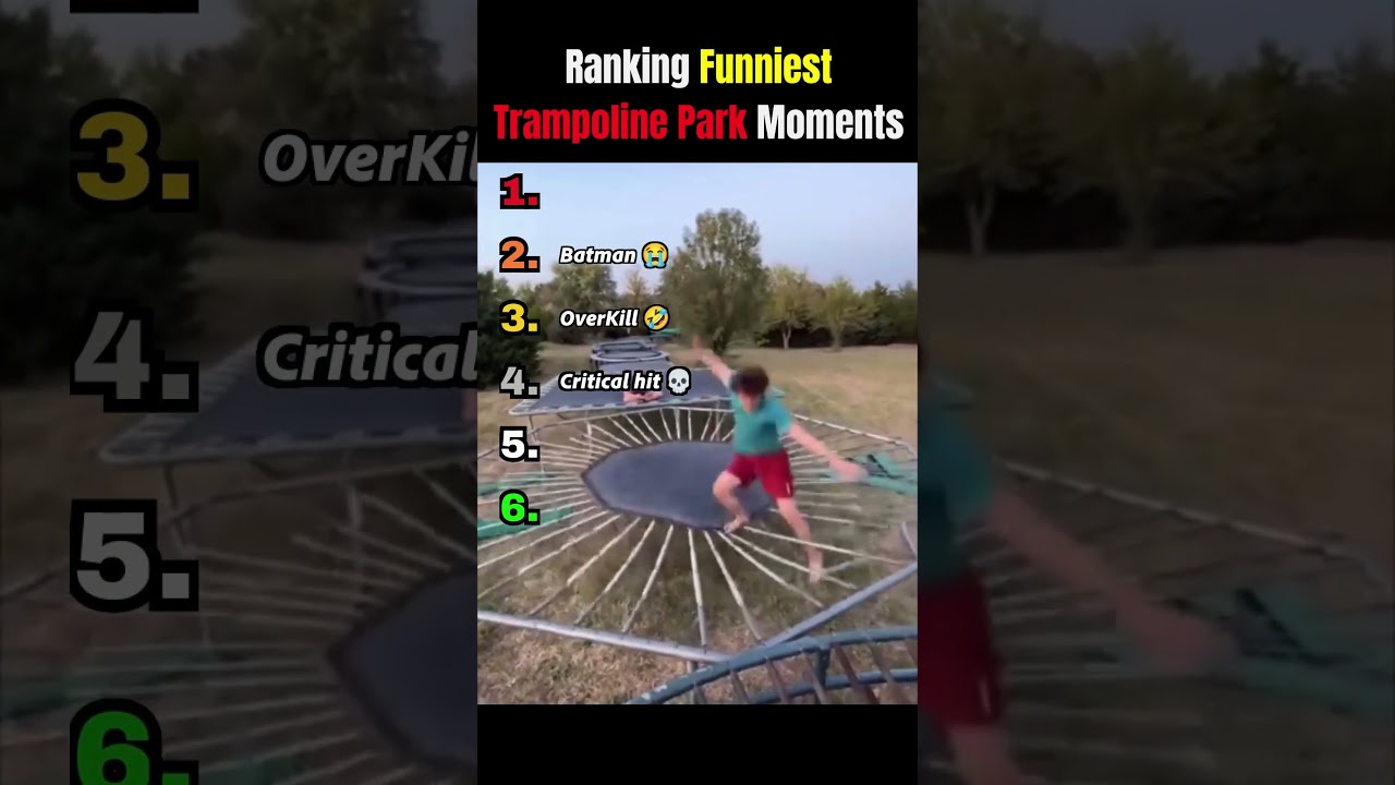Don't Turn On The Sound 😭🤸 | Ranking Funniest Trampoline Park Moments