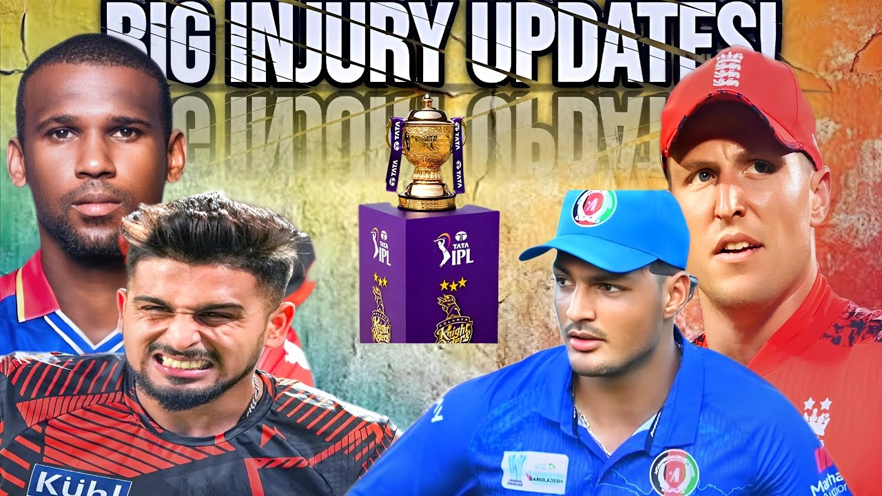 IPL 2025 BIG INJURY UPDATES | Injured Players & Replacements | IPL 2025 News