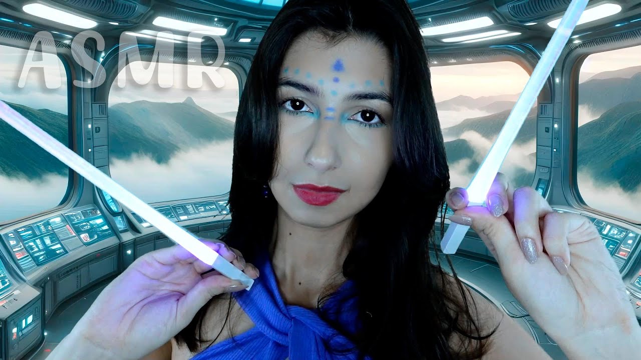 ASMR Alien trata a infecção que você pegou em outro planeta 👽