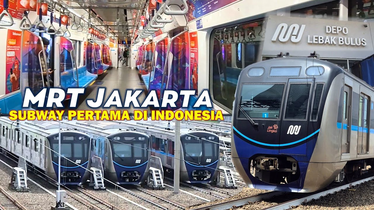 KERETA SUBWAY TERCANGGIH SATU-SATUNYA DI INDONESIA! Naik MRT Jakarta & Kunjungan ke Depo MRT Jakarta