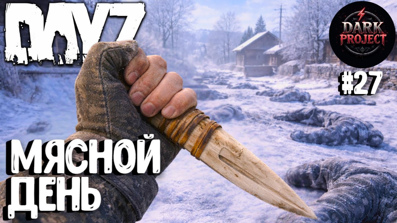 МЯСНОЙ ДЕНЬ!!! DAYZ DARK PROJECT PVE HARD #27